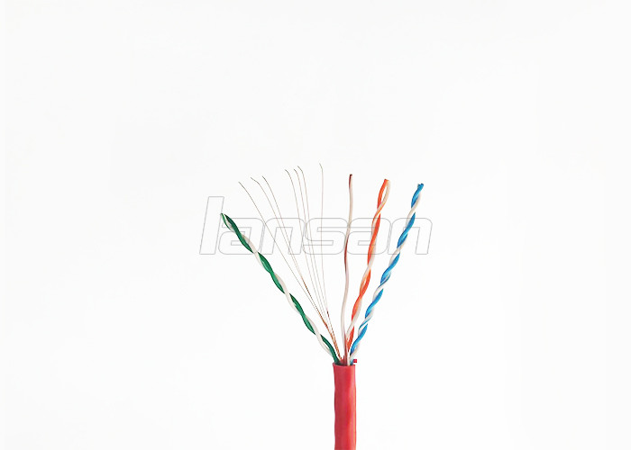 Al Foil Shiled Category 5e Patch Cable Network Customized With 24AWG CCA Conductor