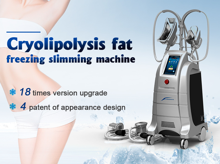 Fat Freeze Cavitation Cryolipolysis Slimming Machine Cellulite Reduce With 4 Handles