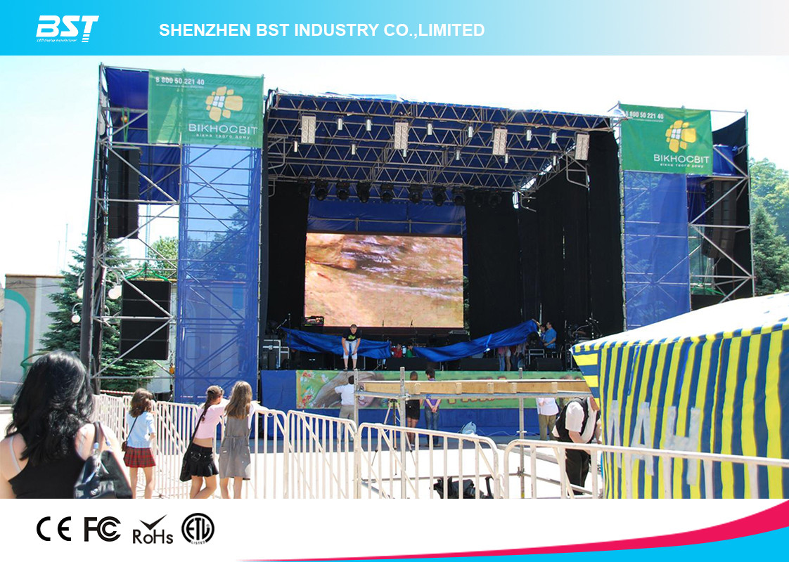 High Resolution Outdoor Rental Led Display Stage Led Screen 8mm Pixel Pitch
