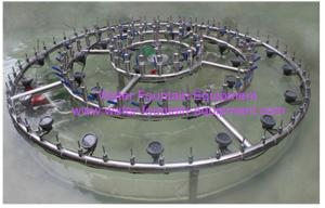 China 2m OD SS304 Musical Water Fountain Equipment Wedding Cake Fountains wholesale