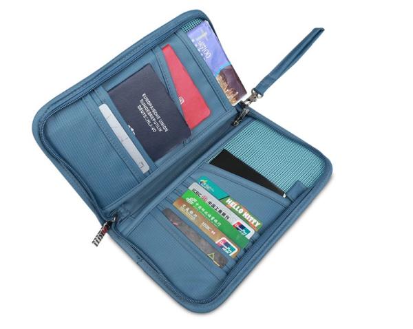 Quality Waterproof Promotional Nylon Wallets , Multi Functional Nylon Credit Card Organizer for sale