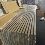 Factory Price Eco friendly Wood Acoustic Slat Wall Panel Polyester PET Board PVC