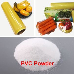 China Transparent PVC Plastic Powder Cling Film Plastic Raw Material wholesale