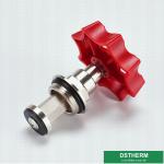 Plastic Handle With Chrome Plated Brass Valve Cartridges For Stop Valve Top