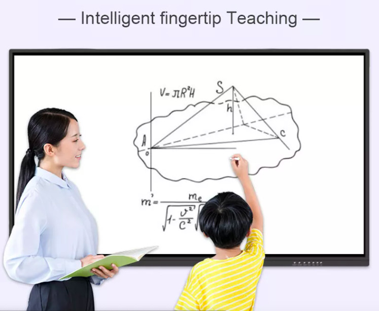 Educational LCD Touch Screen 65 Inch Digital Whiteboard For Online Teaching