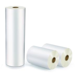 China Transparent Self Adhesive Bopp Plastic Film / Bopp Thermal Laminate Roll wholesale