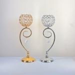 Aluminium Nordic Candlestick , Single Tier Metal Candle Holders