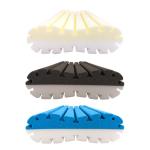 Wave Foam Ribbed Cervical Contour Perfect Neck Pillow Good Sleep