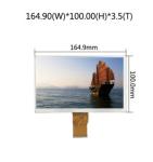 1000nits Brightness Custom TFT Display 7 Inch 40 Pin 800x480