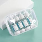 Promotional Clear Frosted Plastic Heat Seal Zipper Makeup Bag