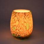 Turquoise Solid Color Votive Glass Candle Holders