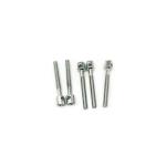 Zinc Plated Carbon Steel Hex Screw Fastener BS Standard Ｍ3x25 5.85g