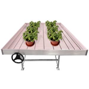 China Farming Greenhouse Rolling Benches / Movable Commercial Greenhouse Tables wholesale