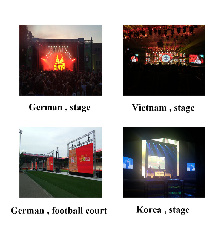 New Design Outdoor Rental LED Display P4.81 500*500mm 800-3000cd/Sqm Brightness