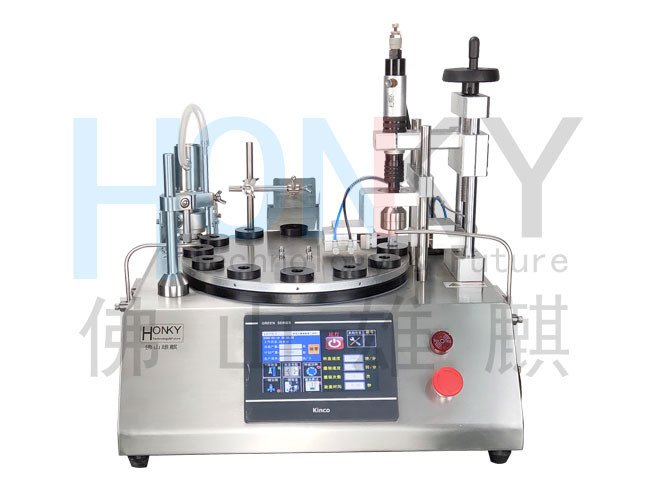Antigen Bottle Ceramic Pump Filling Capping Machine For Bio Reagent Liquid