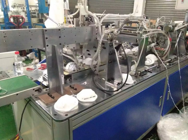 N95 cup mask Semi automatic production-line Cup Type Respirator (Mask) Production Line