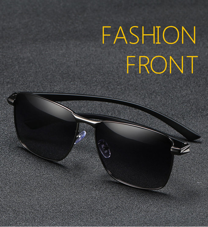 TR90 Custom Polarized Sunglasses UV400 Mens Driving Blue Lens