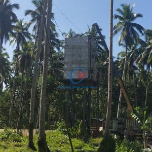 China Prefab Steel Water Tank Tower Durable Steel Elevated Water Tower wholesale