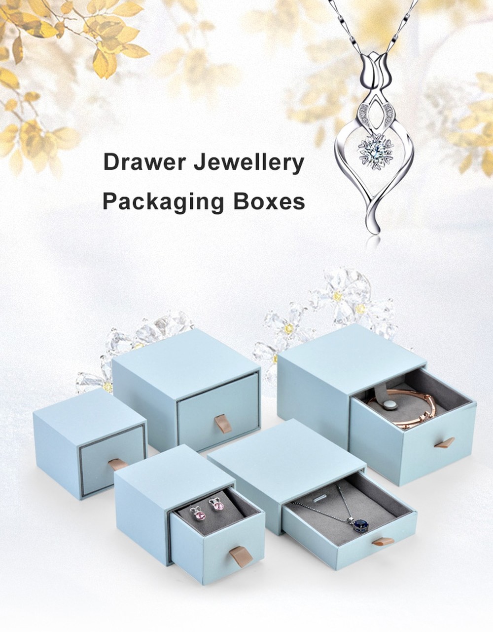Custom Personalised Jewellery Packaging Box 1200 Grams For Bracelet Earring Necklace Ring