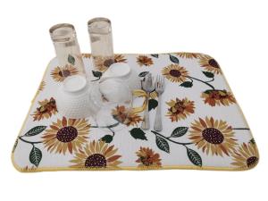 China Eco-Friendly Microfiber Dish Drying Mat 200gsm Countertop Pad wholesale
