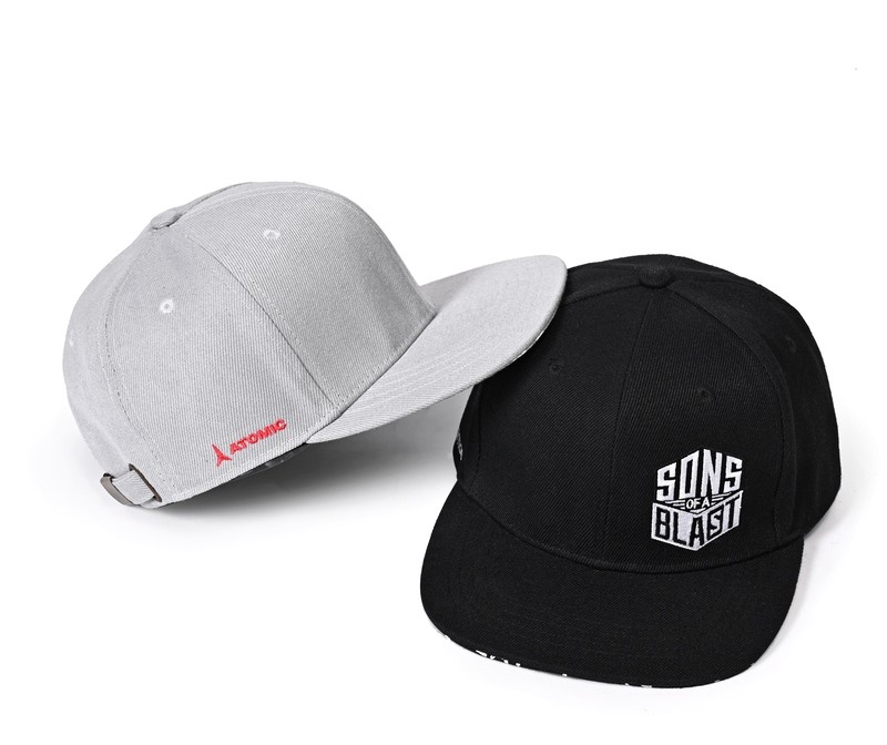 Plant Fibre Dry Breathable New Era Flat Bill Snapback Cap 58cm For Summer