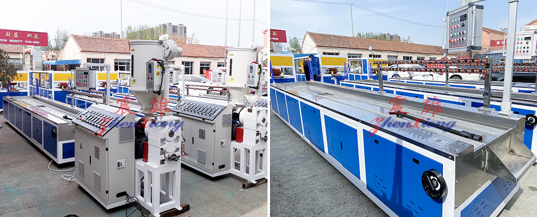 PVC Wood Plastic Production Line Optimized Screw Plastic Profile Production Line