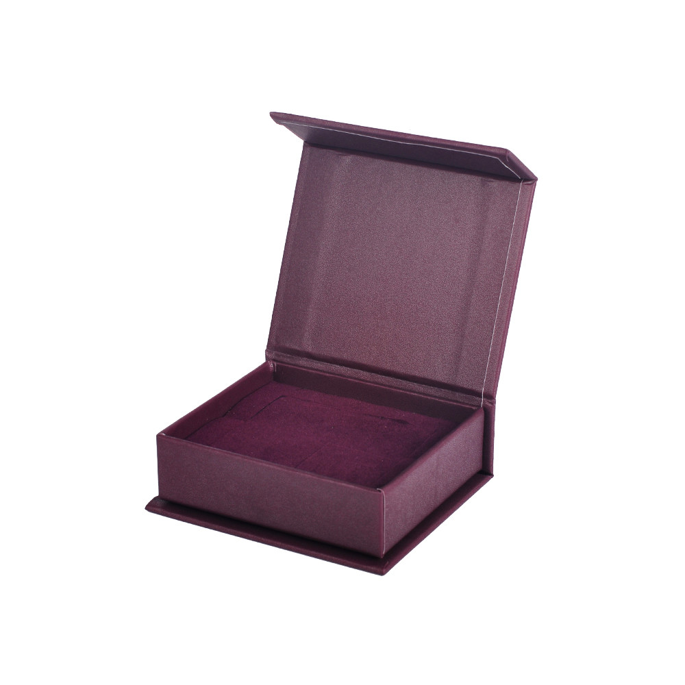 Rectangle Coated Paper Magnetic Gift Boxes Jewelry Packaging With Foam Insert
