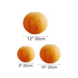 China Hollow Out Festival Party Accessories LED Light Paper Lantern Lamp For Wedding Decoration wholesale