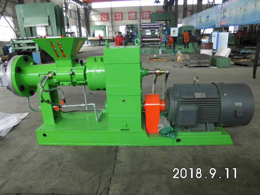 Energy Saving 90mm Hot Feed and Cold Feed Rubber Extruder Machine with Screw Diameter