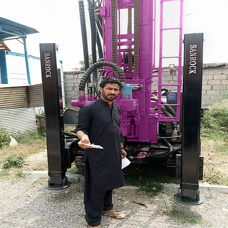Hydraulic Water Well Drilling Machine Borehole 350m Deep Small Water Well Drilling Rig