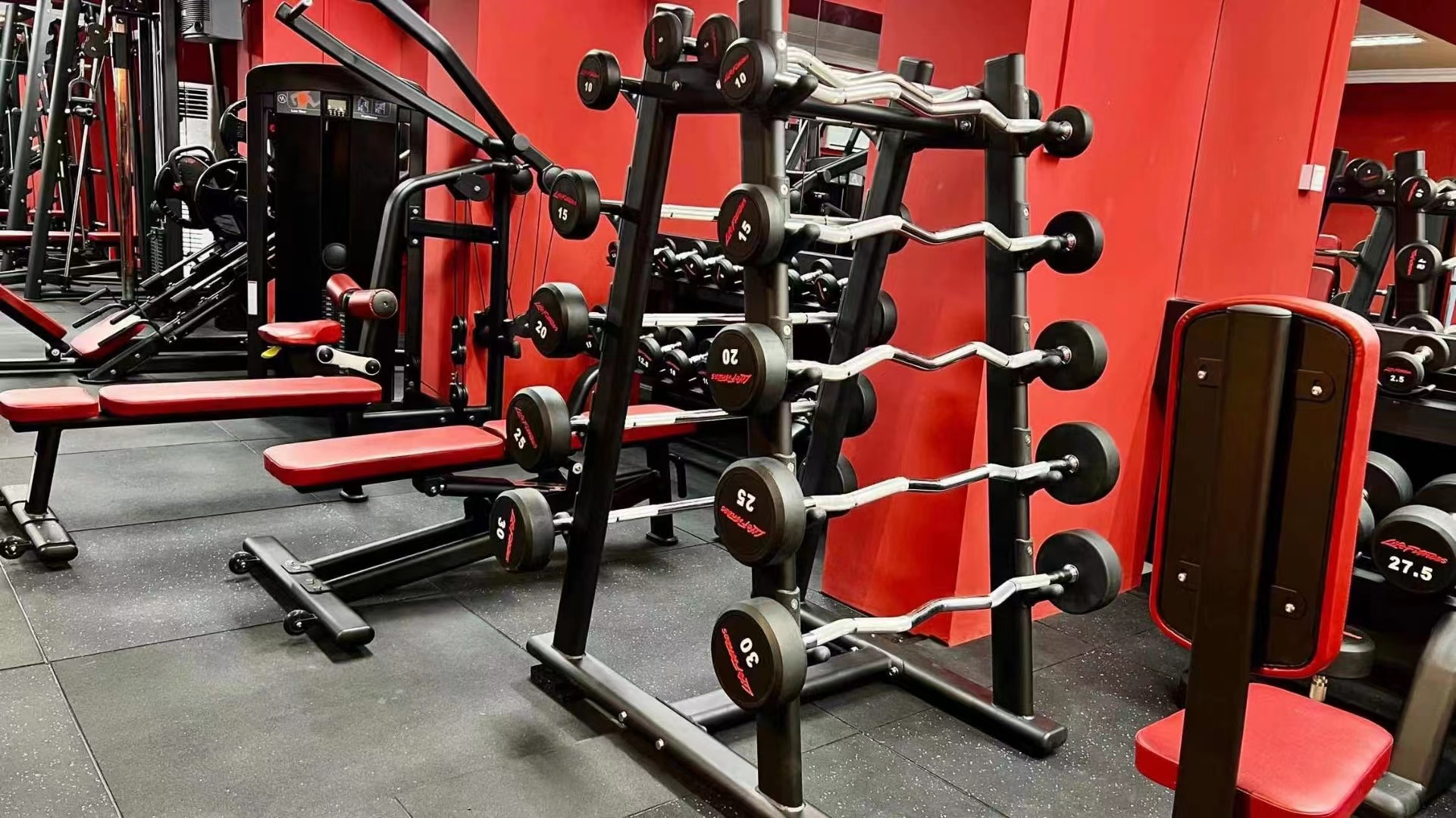 Gym Equipment Commercial Use Power Weightlifting Fitness Straight Steel Barbell Bar