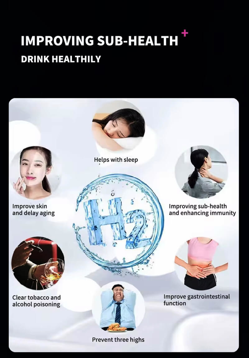 Anti Aging Antioxidant Molecular Hydrogen Water Machine Health Upgrade