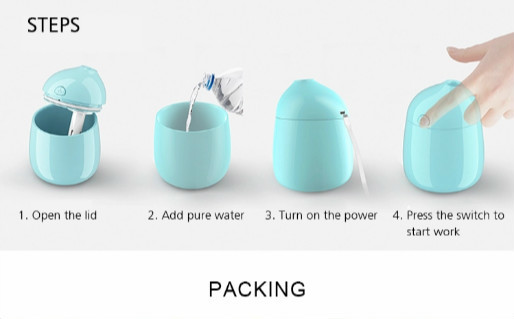 120ml Cool Mist Ultrasonic Air Humidifier For Office