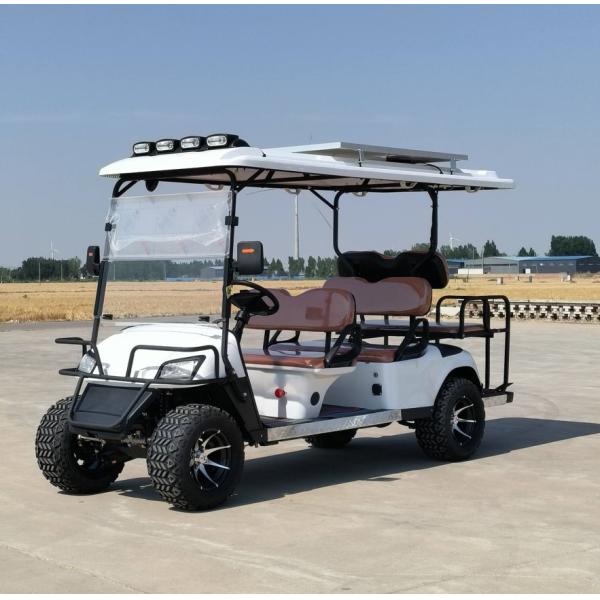 6 Seater Golf Cart Printing Customized Adult Rechargeable Tourist Sightseeing Car