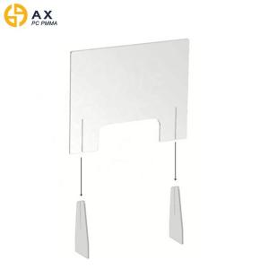 China Transparent 73MPa 5mm Plexiglass Sneeze Guard wholesale