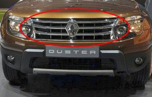 China OE Style Front Racing Grille for Renault Duster 2010 - 2015 , Dacia Duster Modified Grille wholesale