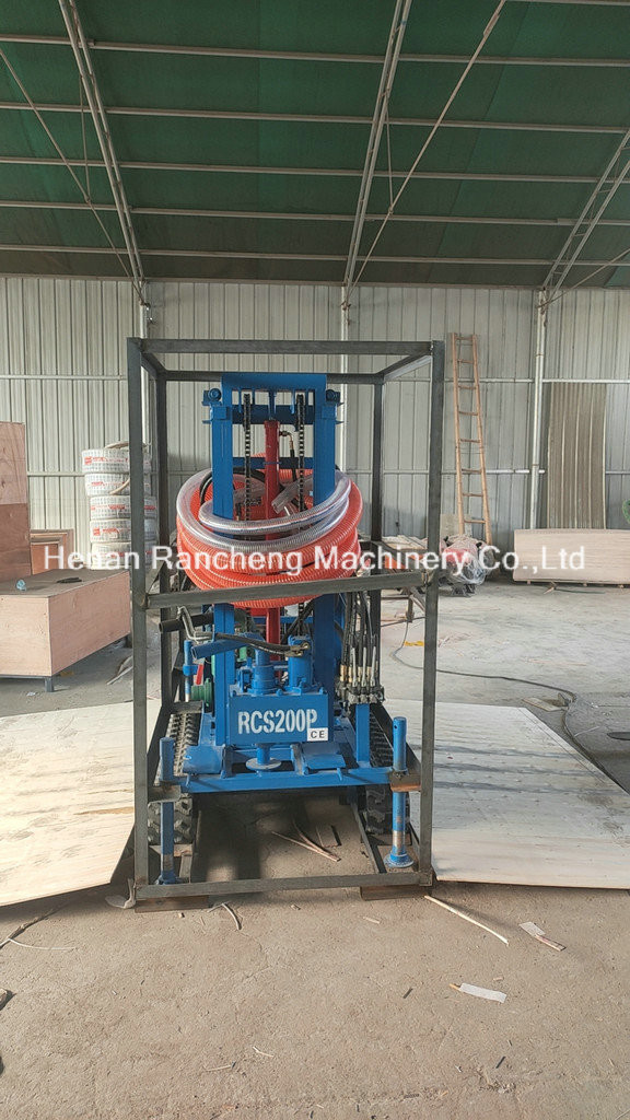 Crawler Type Portable Water Well Drilling Rig 150 Meters Can Be Customized