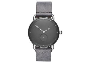 China Water Resistant Luxury Stainless Steel Wrist Watch With Leather Band wholesale