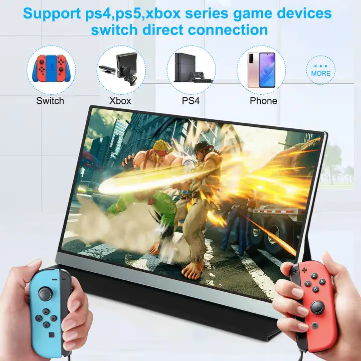 Mini HDMI Usb Type C Laptop External Screen Portable Monitor 15.6inch