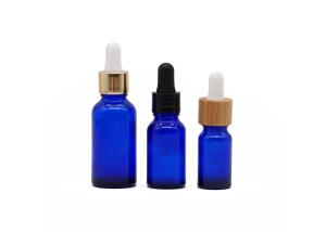 China Dropper Caps Essential Oil Glass Bottle With 18mm Screw Droppers wholesale