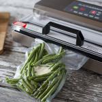 Kitchen PA PE Embossed Vacuum Sealer Rolls Custom Logo Printing Vacuum Pouches