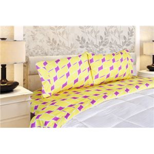 Bamboo 4pcs Sheet Set Printed Bedsheet set
