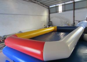 China Water Park Adult Inflatable Water Games Rectangle Big Blow Up inflatable Pools for water games on sale