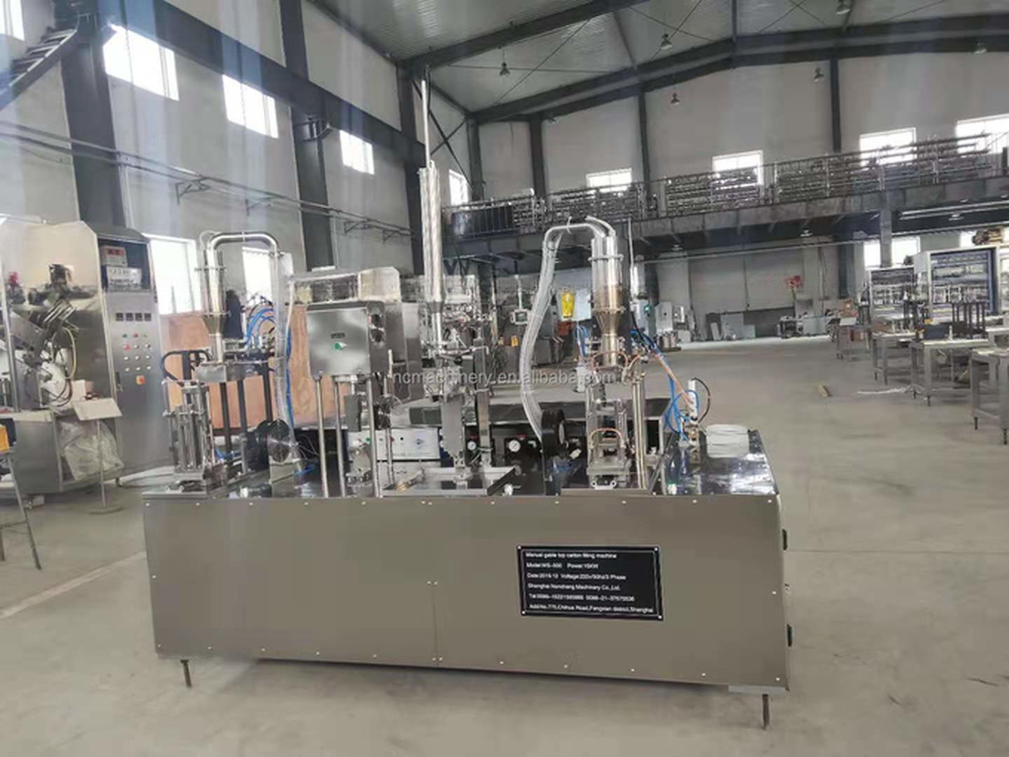 Gable Top Carton Filling Machine For All Kinds Of Juice, Milk, Thin Cream,Milk Drinks And Cereal Juice