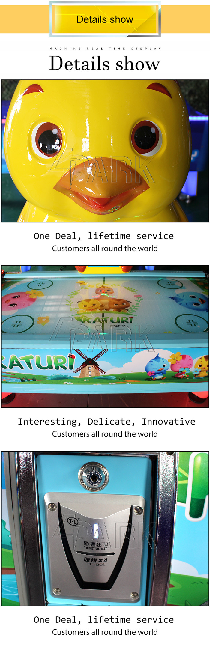Indoor Air Hockey Table Ticket Redemption Game Machine