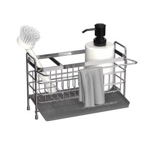 China Kitchen Brush Dishcloth Storage Rack Multifunctional Sink Rack Sponge Dishcloth Holder Sink Organiser wholesale