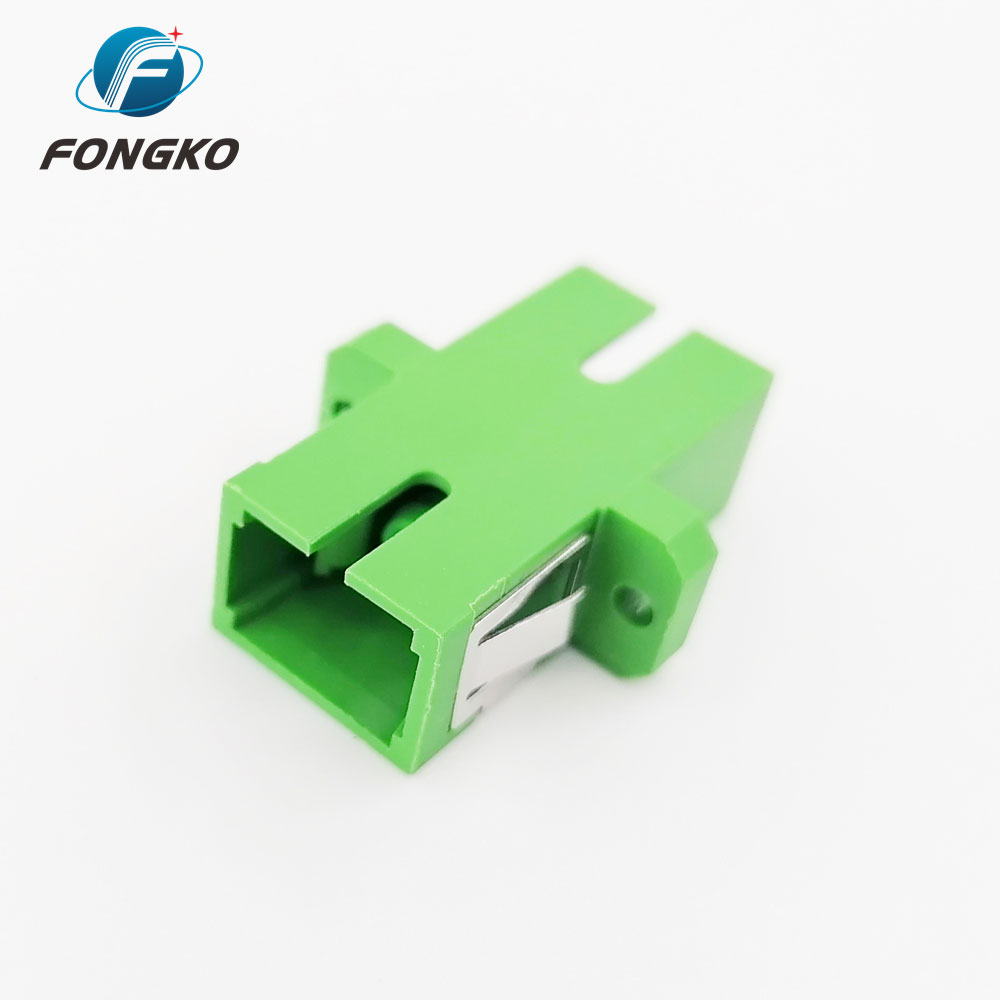 Metal Shrapnel LC Duplex Adaptor , APC Fiber Optic Adapters 0.20dB