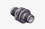 Nickel Plated TNC Bulkhead Female to Female RF Coaxial Connector