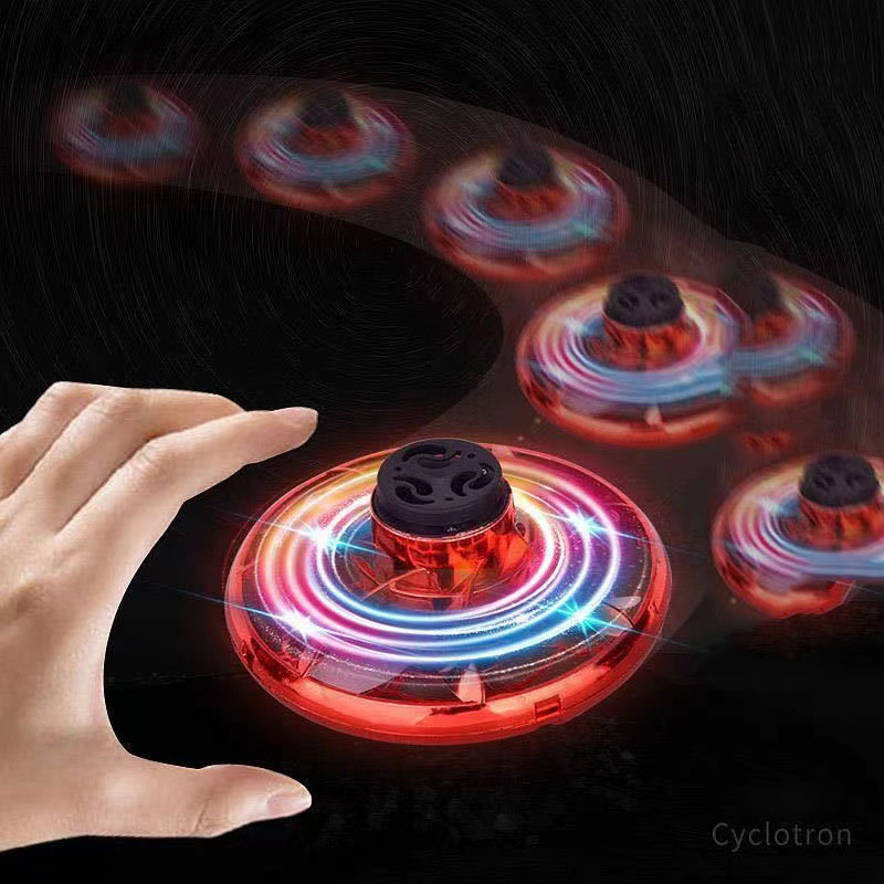 Boys' Toys Drop Resistant Rattleback Aircraft Finger Tip Gyroscopes for Intelligent UFO