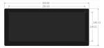 Stretched Display 12.3" Inch TFT LCD Bar Type 1920x720 Dots LVDS IPS HD
